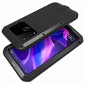 Love Mei Powerful Huawei P30 Lite Hybrid Case - Zwart