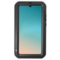 Love Mei Krachtige Huawei P30 Pro Hybrid Case - Zwart