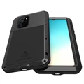 Love Mei Krachtige Huawei P30 Pro Hybrid Case - Zwart