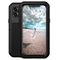 Love Mei Krachtige iPhone 12/12 Pro Hybrid Case - Zwart
