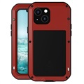 Love Mei Powerful iPhone 13 Mini Hybrid Case - Rood