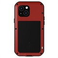 Love Mei Powerful iPhone 13 Mini Hybrid Case - Rood