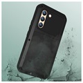 Love Mei Krachtige Samsung Galaxy S22 5G Hybrid Case - Zwart