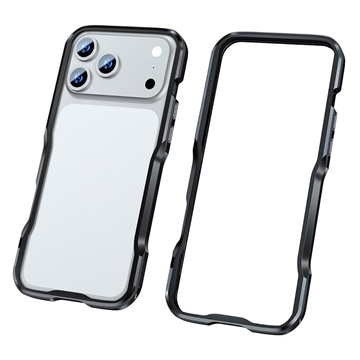 iPhone 17 Pro Max Luphie Safe Lock Metalen Bumper