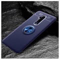 OnePlus 7T Pro Magneet Ring Grip / Standaard Hoesje - Blauw