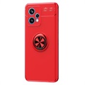 OnePlus Nord CE 2 Lite 5G Magnetische Ringhouder Hoesje - Rood