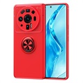Xiaomi 12S Ultra Magneet Ringgrip Hoesje - Rood