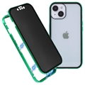 iPhone 15 Magnetisch Hoesje met Privacygehard Glas - Groen