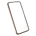 Samsung Galaxy S22 5G Magnetisch Hoesje met Gehard Glas - Goud
