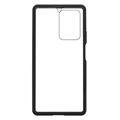 Xiaomi 11T/11T Pro magnetische behuizing met gehard glas - zwart