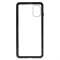 Samsung Galaxy A51 Magnetisch Hoesje met Gehard Glas - Zwart