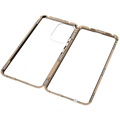 Samsung Galaxy A53 5G Magnetisch Hoesje met Gehard Glas - Goud