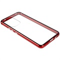 Samsung Galaxy A53 5G Magnetisch Hoesje met Gehard Glas - Rood