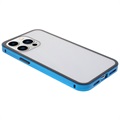 iPhone 13 Pro Magnetisch Hoesje met Gehard Glas - Blauw
