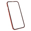 iPhone 13 Pro Magnetisch Hoesje met Gehard Glas - Rood