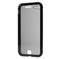iPhone 7/8/SE (2020)/SE (2022) Magnetisch Hoesje met Gehard Glas - Zwart