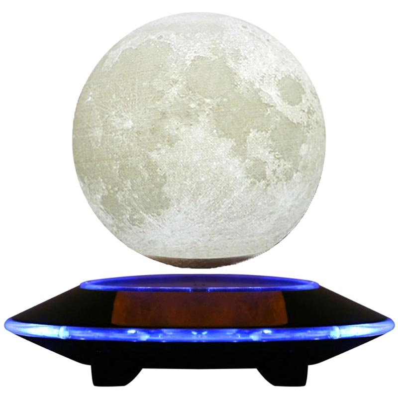 catalogus douche In de omgeving van Magnetische zwevende 3D-maan LED-lamp / nachtlampje