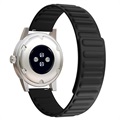 Samsung Galaxy Watch4/Watch4 klassieke magnetische siliconen sportband - zwart