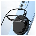 iPhone 12 Magnetische Draadloze Oplader met Opvouwbare Standaard - 15W - Zwart