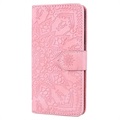 Mandala Series iPhone 11 Portemonnee Hoesje met Standaard - Roze
