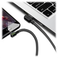 Mcdodo Night Elves 90 graden USB-C Kabel - 1.8m - Titanium Zwart