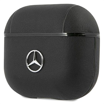 Mercedes-Benz Electronic Line AirPods 3 Leren Case - Zwart