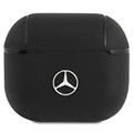 Mercedes-Benz Electronic Line AirPods 3 Leren Case - Zwart