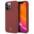 Mercedes-Benz Silicone Line iPhone 13 Pro Case - Rood