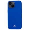 iPhone 15 Mercury Goospery Glitter TPU Hoesje - Blauw