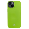 iPhone 15 Plus Mercury Goospery Glitter TPU Hoesje - Groen