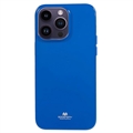 iPhone 15 Pro Mercury Goospery Glitter TPU Hoesje - Blauw