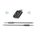 Mini Bluetooth-audiozender / -ontvanger YET-TR6 - USB-A, 3,5 mm
