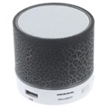 Mini Bluetooth Speaker met Microfoon & LED Licht A9 - Gebroken Zwart