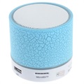 Mini Bluetooth Speaker met Microfoon & LED Licht A9 - Gebroken Blauw