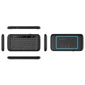 Mini Combo Draadloos Toetsenbord & Touchpad H20 - Zwart