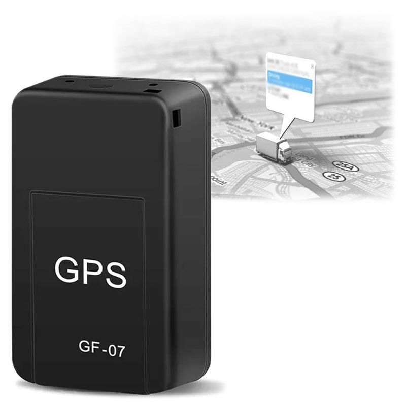 Mini Magnetisch GPS Tracker met Microfoon GF-07 - Zwart