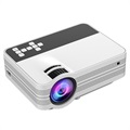 Mini Draagbare FullHD LED Projector UB-10 (Geopende verpakking - Uitstekend) - Wit