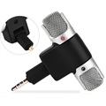 Mini Draagbare Microfoon voor Smartphones en Tablets - 3.5mm