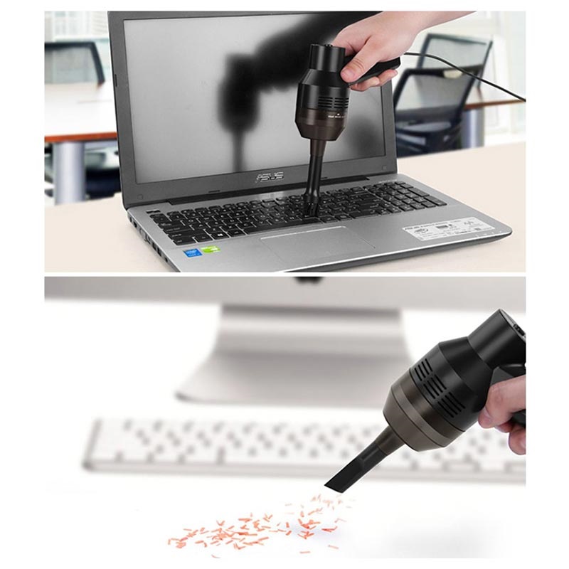 Mini draagbare USB-stofzuiger voor toetsenbord - 3,5