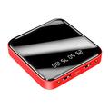 Mini Power Bank 20000mAh - 2x USB - Rood