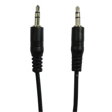 MiniJack AUX-kabel - 1.5m - Zwart