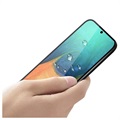 Mofi Full Size Samsung Galaxy A71 Glazen Screenprotector - Zwart