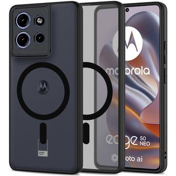 Motorola Edge 50 Neo/60 Neo Tech-Protect Magmat Cover - MagSafe-compatibel - Mat Zwart