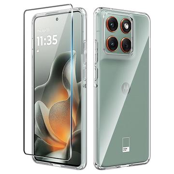 Motorola Edge 70 Saii 2-in-1 TPU-hoesje en Glazen Screenprotector