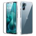 Motorola Moto G06 Saii 2-in-1 TPU-hoesje en Glazen Screenprotector
