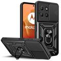 Motorola Moto G15 Tech-Protect CamShield Pro Hoesje - Zwart