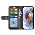 Motorola Moto G31/G41 Wallet Case met Magnetische Sluiting - Zwart