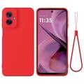 Motorola Moto G55 Liquid Siliconen Hoesje - Rood
