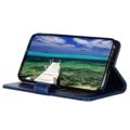 Motorola Moto G62 5G Portemonnee Hoesje met Statief - Blauw