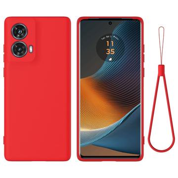 Motorola Moto G85/S50 Neo Liquid Siliconen Hoesje - Rood